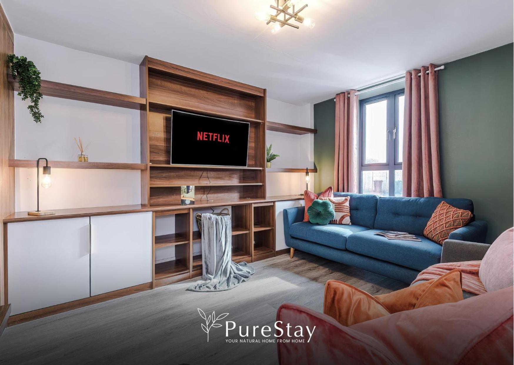 Stunning Five Bedroom Manchester House With Free Parking By Purestay Short Lets & Serviced Accommodation Exterior foto